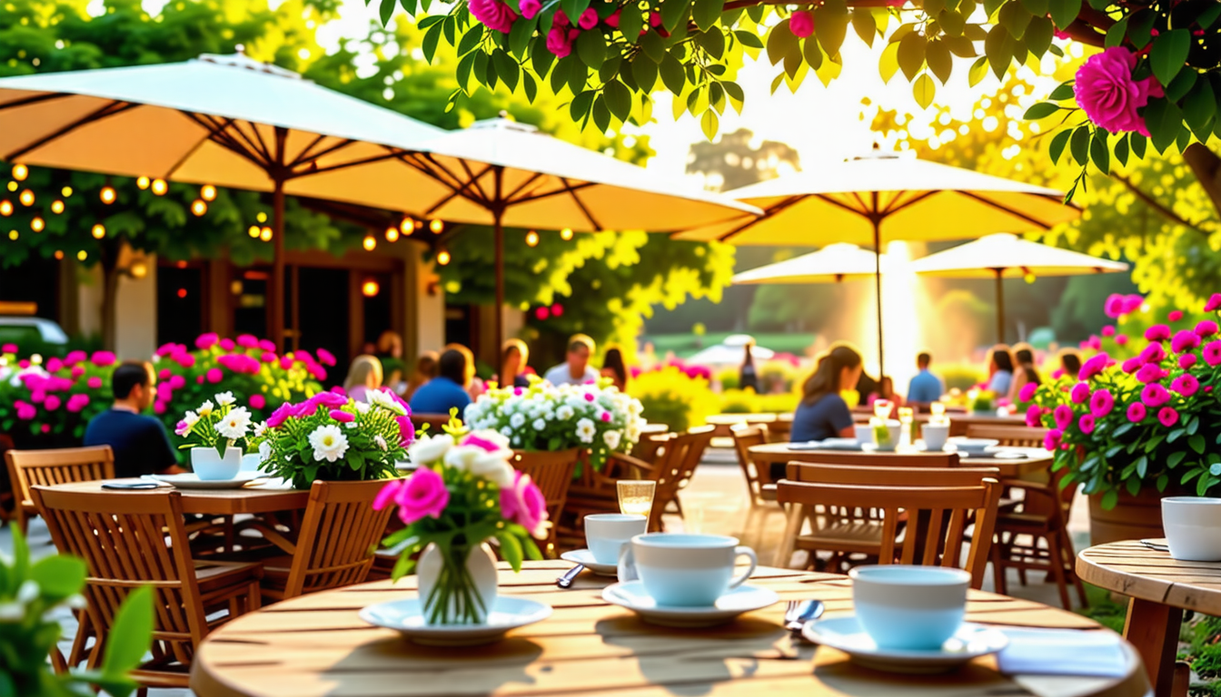 explore the enchanting allure of outdoor seating cafes that offer breathtaking garden views, perfect for enjoying your favorite beverage in a serene atmosphere. experience nature's beauty while savoring delightful moments in these picturesque settings.